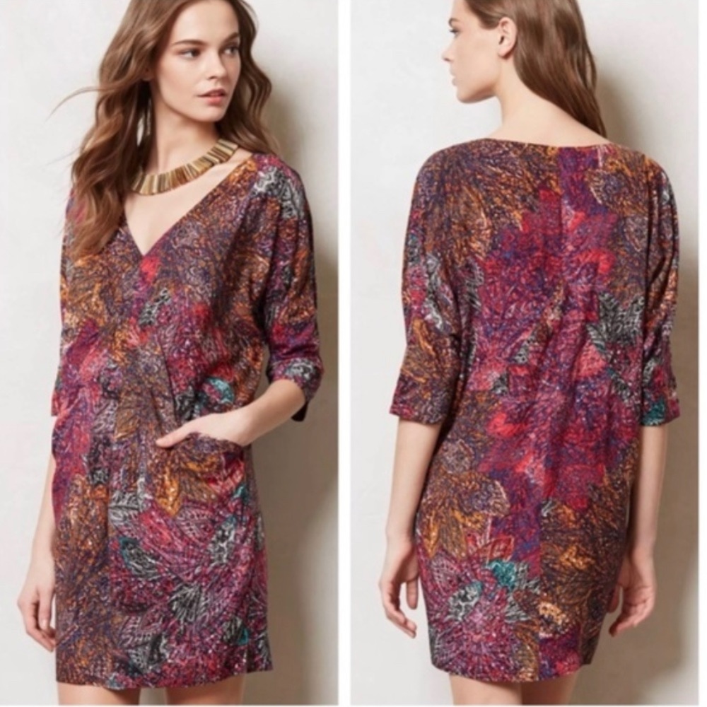 Anthropologie Edme & Esyllte V-neck Dress